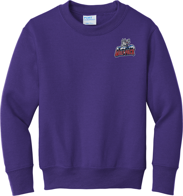 Hartford Jr. Wolfpack Youth Core Fleece Crewneck Sweatshirt