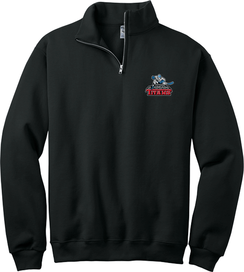 NJ Titans NuBlend 1/4-Zip Cadet Collar Sweatshirt