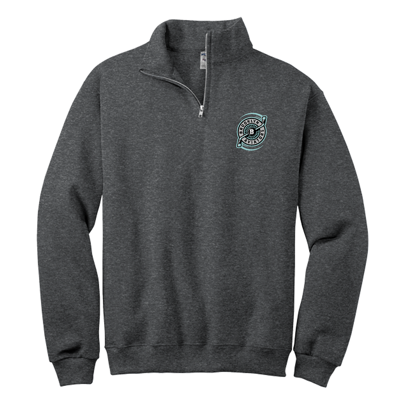 Brooklyn Aviators NuBlend 1/4-Zip Cadet Collar Sweatshirt