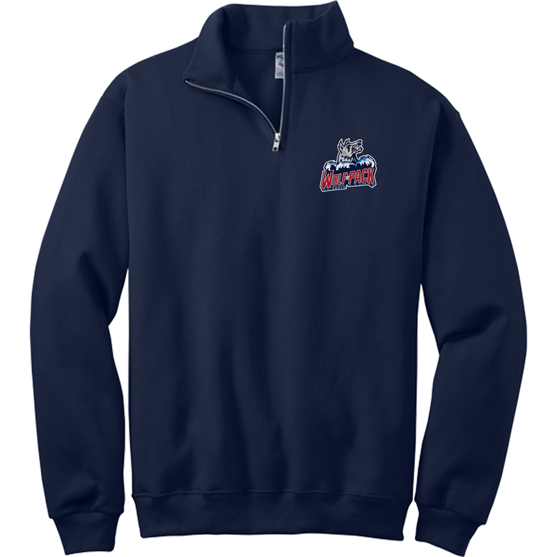 CT Wolfpack South NuBlend 1/4-Zip Cadet Collar Sweatshirt