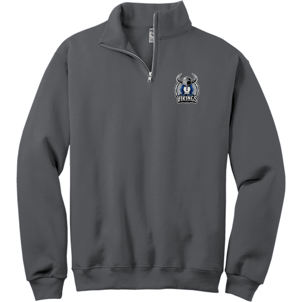 East Coast Vikings (Ladies) NuBlend 1/4-Zip Cadet Collar Sweatshirt