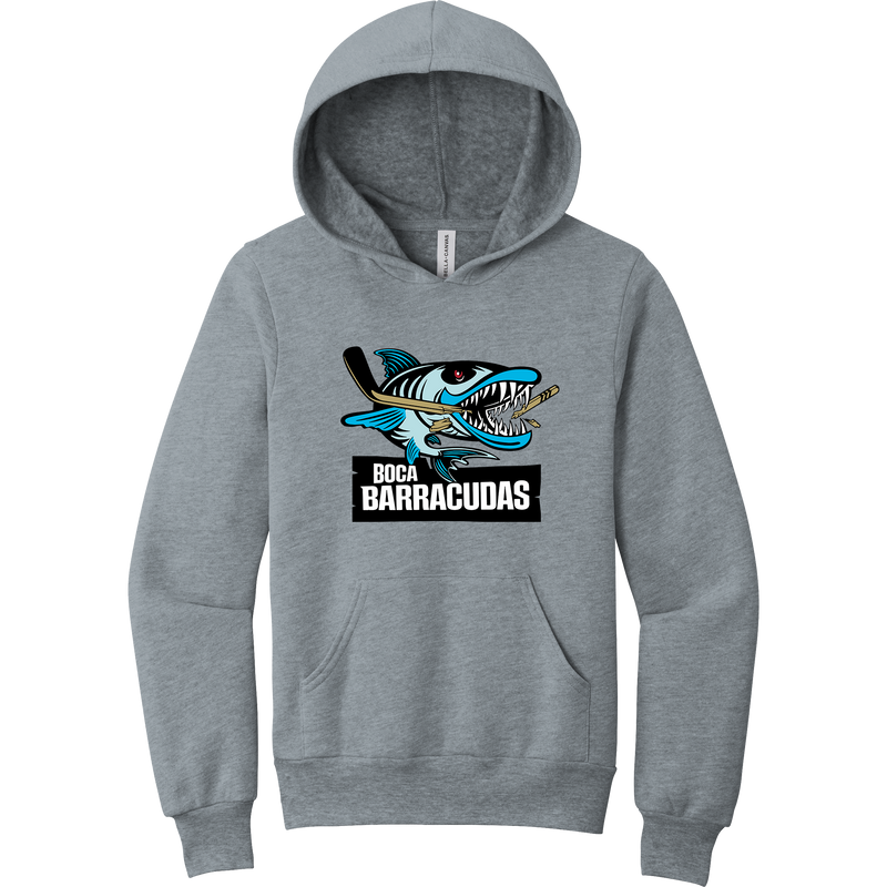 Boca Barracudas Youth Sponge Fleece Pullover Hoodie