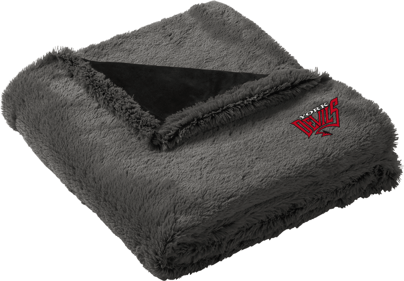 York Devils Faux Fur Blanket