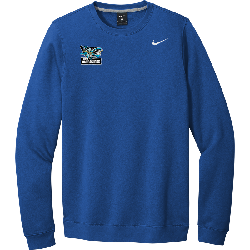 Boca Barracudas Nike Club Fleece Crew