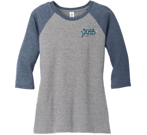 Going Yard Women’s Perfect Tri 3/4-Sleeve Raglan