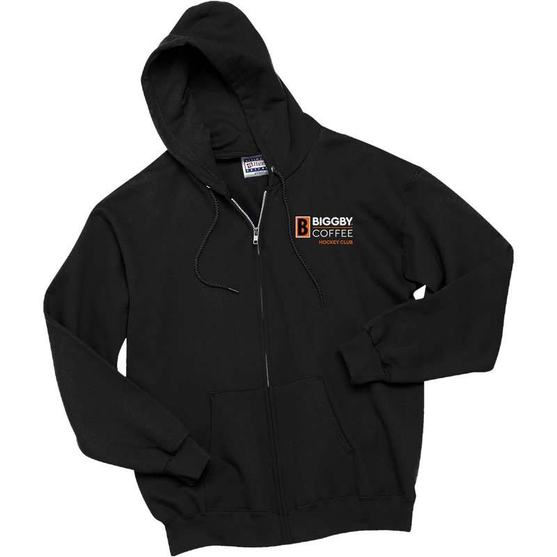 Biggby Coffee Hockey Club Ultimate Cotton - Full-Zip Hooded Sweatshirt