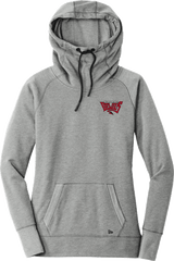 York Devils New Era Ladies Tri-Blend Fleece Pullover Hoodie