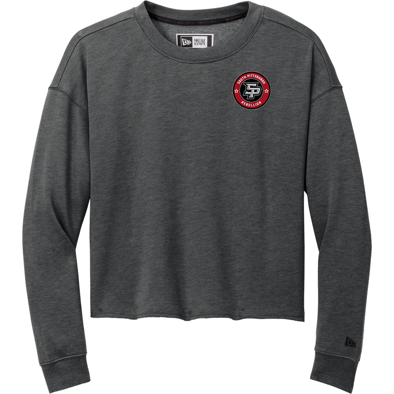 South Pittsburgh Rebellion New Era Ladies Tri-Blend Fleece Crop Crew