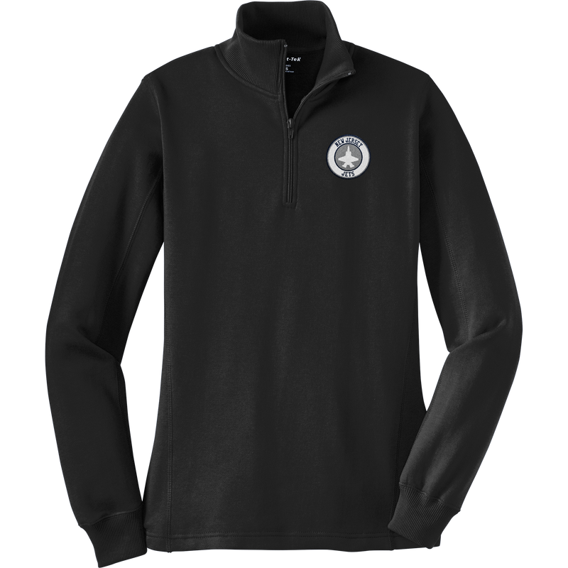 NJ Jets Ladies 1/4-Zip Sweatshirt