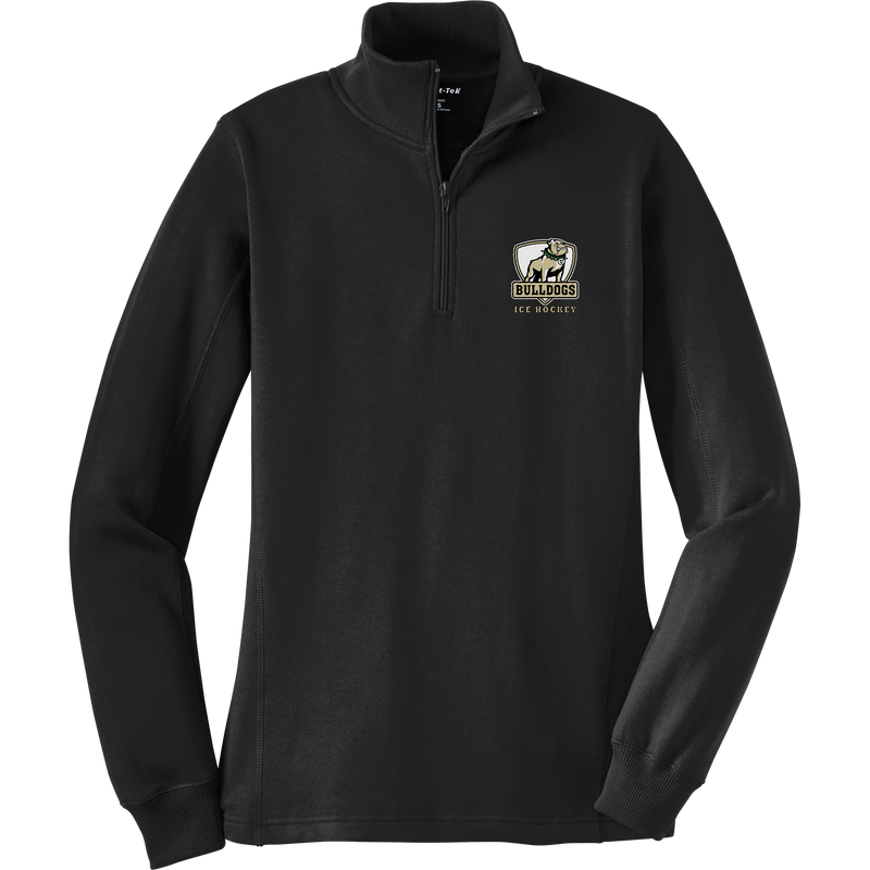 HVM Bulldogs Ladies 1/4-Zip Sweatshirt