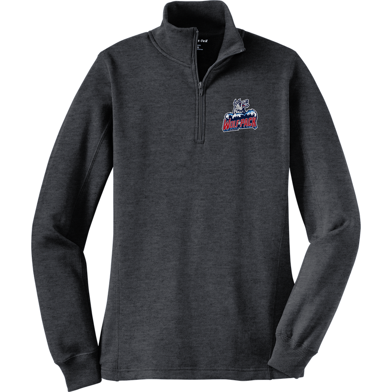 CT Wolfpack South Ladies 1/4-Zip Sweatshirt