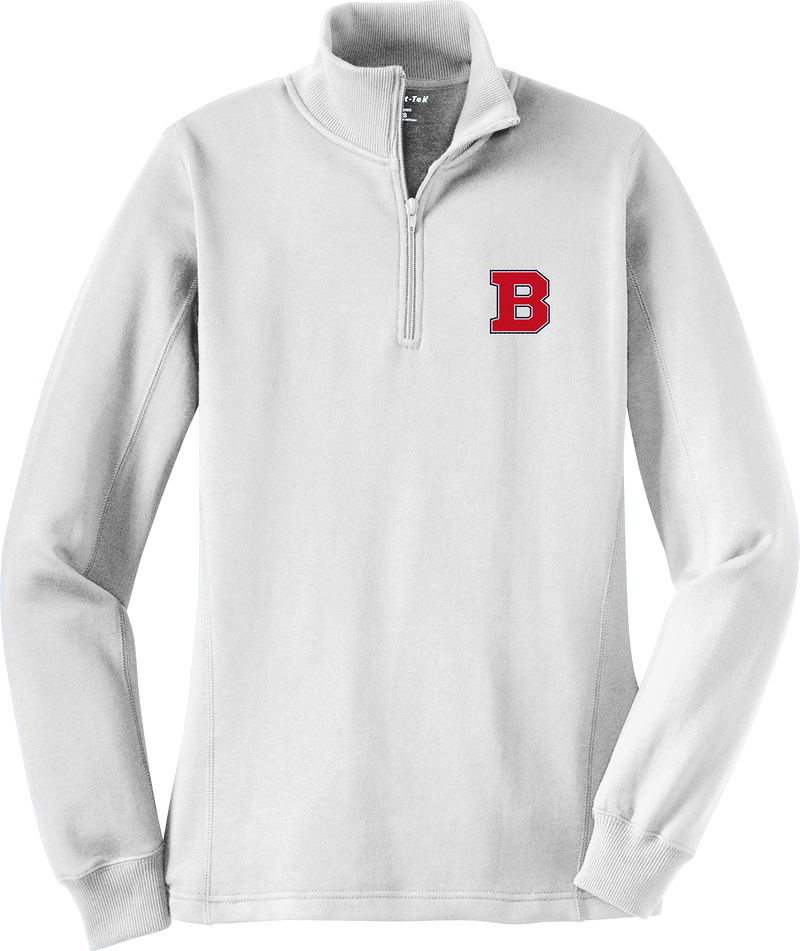 CT Bobcats Ladies 1/4-Zip Sweatshirt