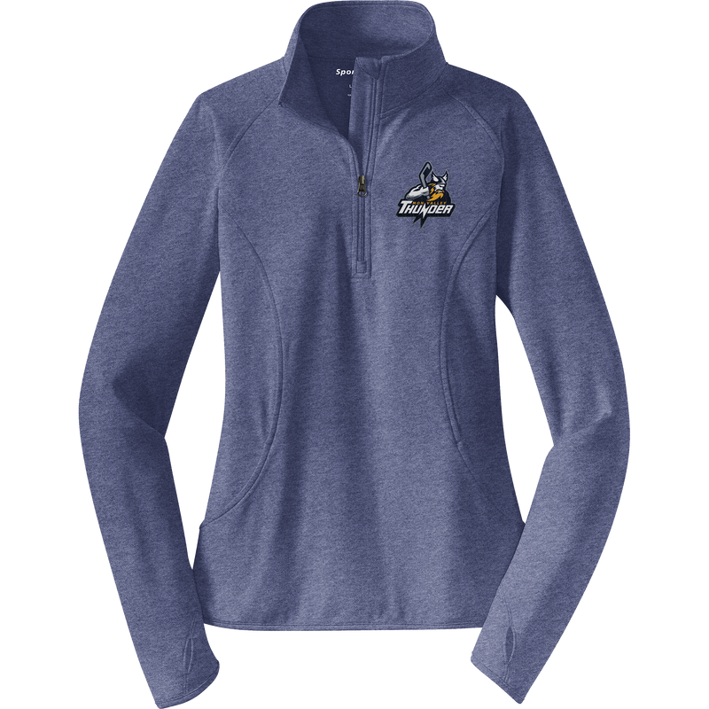 Mon Valley Thunder Ladies Sport-Wick Stretch 1/4-Zip Pullover