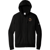 MD Jr. Black Bears Nike Club Fleece Sleeve Swoosh Full-Zip Hoodie