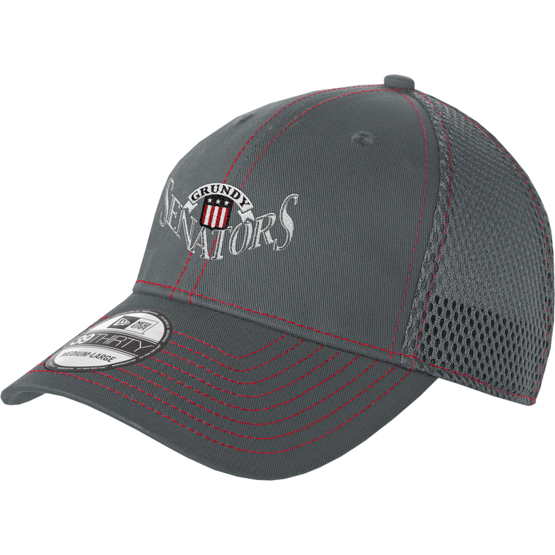 Grundy Senators New Era Stretch Mesh Contrast Stitch Cap