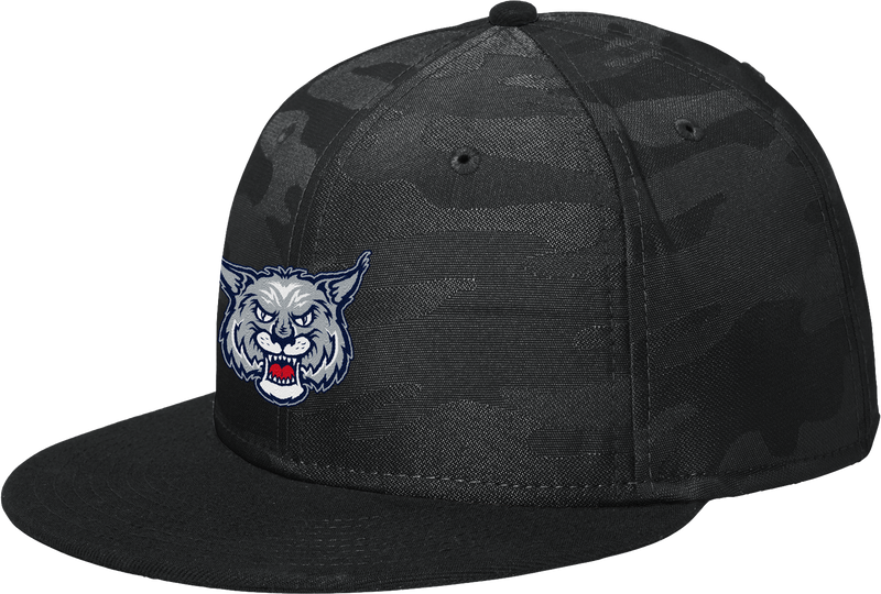 CT Bobcats New Era Camo Flat Bill Snapback Cap