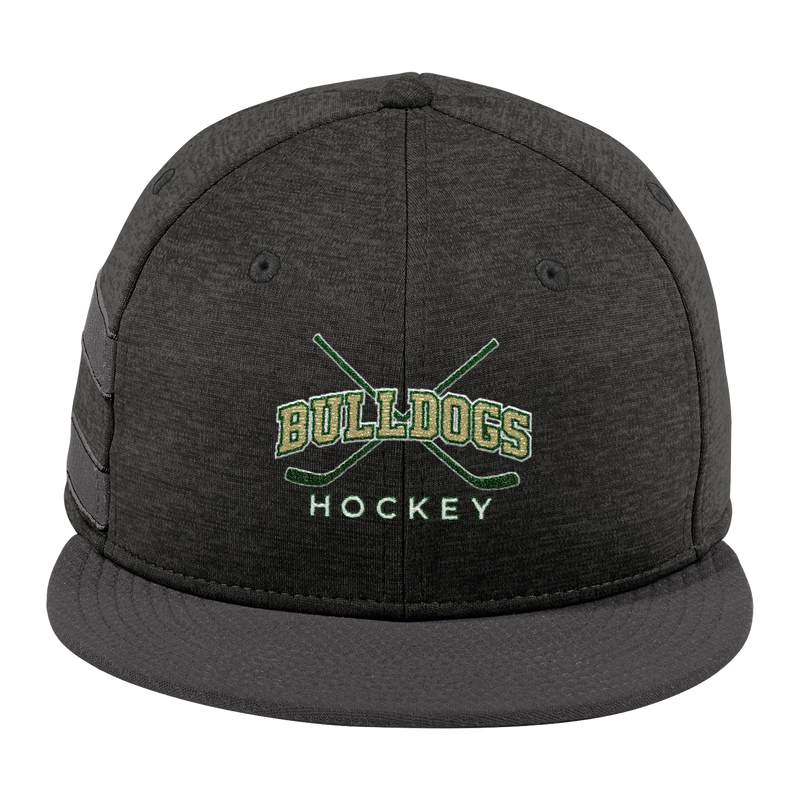 HVM Bulldogs New Era Shadow Heather Striped Flat Bill Snapback Cap