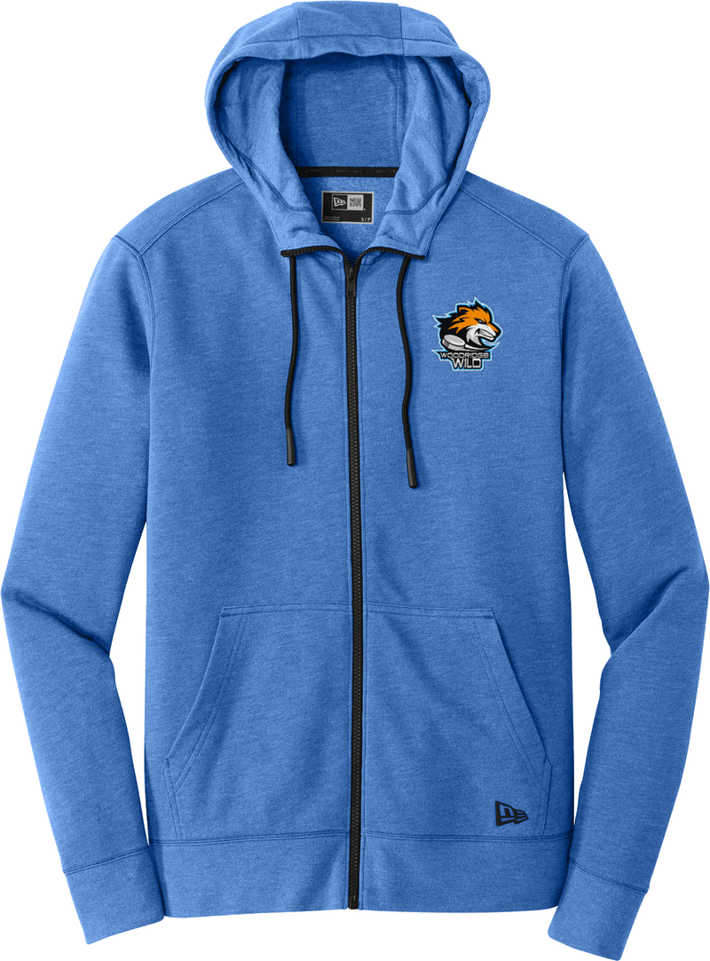 Woodridge Wild New Era Tri-Blend Fleece Full-Zip Hoodie