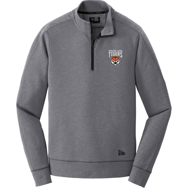 Princeton Jr. Tigers New Era Tri-Blend Fleece 1/4-Zip Pullover