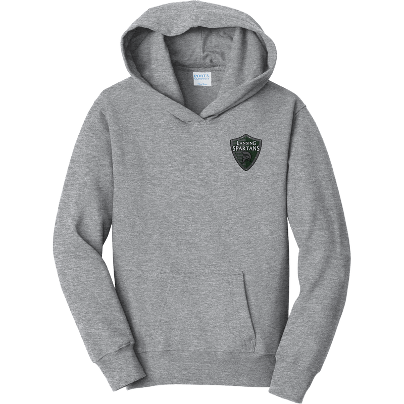 Lansing Spartans Youth Fan Favorite Fleece Pullover Hooded Sweatshirt