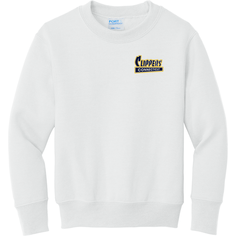 CT Clippers Youth Core Fleece Crewneck Sweatshirt