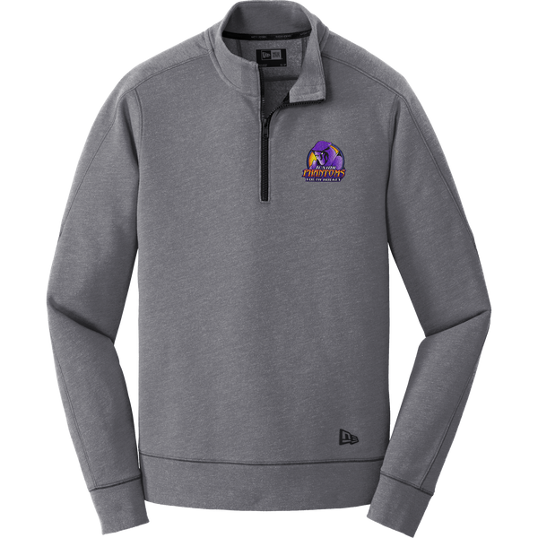 Jr. Phantoms New Era Tri-Blend Fleece 1/4-Zip Pullover