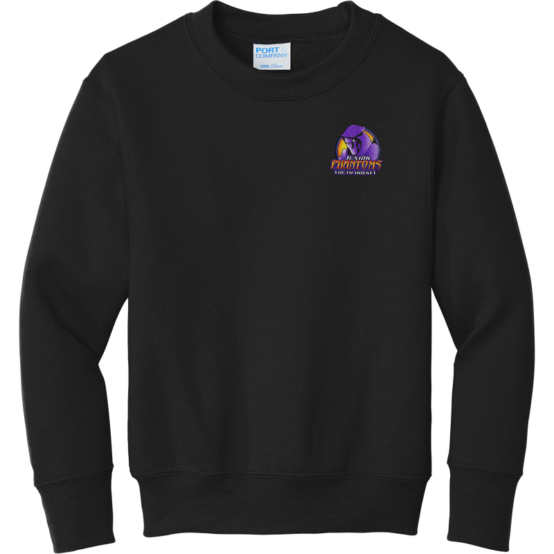 Jr. Phantoms Youth Core Fleece Crewneck Sweatshirt