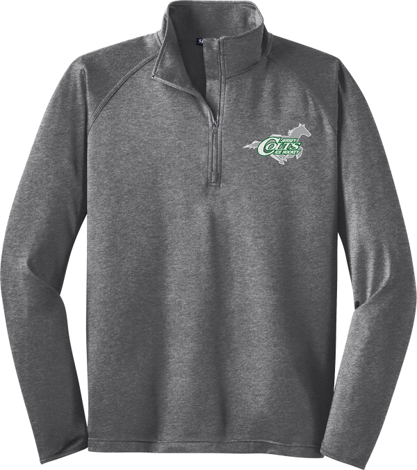 NJ Colts Sport-Wick Stretch 1/4-Zip Pullover