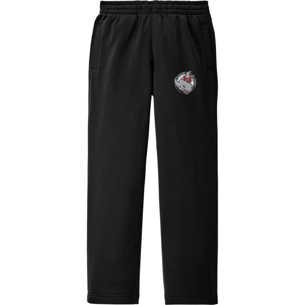 CT Whalers Tier 2 Youth Sport-Wick Fleece Pant