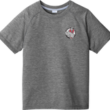 CT Whalers Tier 2 Youth PosiCharge  Tri-Blend Wicking Raglan Tee