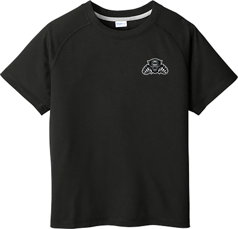 Igloo Jaguars Youth PosiCharge  Tri-Blend Wicking Raglan Tee